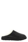 Ugg M Classic Slip-on Flat Shoes Black In Black