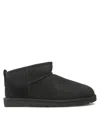 Ugg Ankle-height Sheepskin Boots With Plush Insole In Black