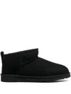Ugg Classic Ultra Mini Sheepskin Ankle Boots 7-10 Yea In Black
