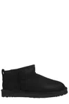 Ugg Classic Ultra Mini Sheepskin Ankle Boots 7-10 Yea In Black