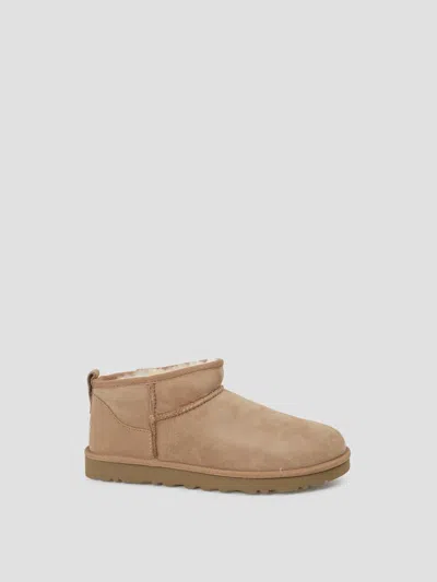 Ugg M Classic Ultra Mini Boots In Brown