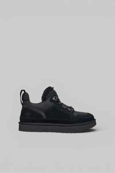Ugg Lowmel Leather Sneakers In Black