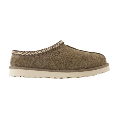 Ugg M Tasman Shaggy Mules In Brown