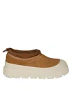 Ugg Tasman Weather Hybrid Chestnut Whitecap Slipper In Beige