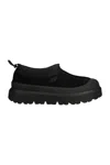 Ugg Tasman Weather Suede Mules In Black