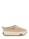 Ugg Venture Daze Textured Slip-on Clogs In Beige