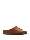 Ugg Brown Solid Slides In Brown