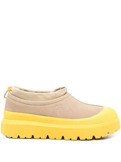 Ugg Two-tone Design Boots In Multi