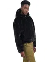 Ugg Mandy Faux Fur Hoodie Ii Women's Black Long Sleeve Full Zip Jdm2167 In Black