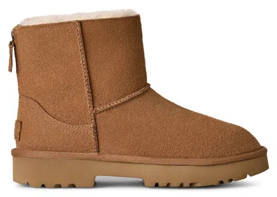 Pre-owned Ugg Marais Zip Up Boot (women's) Sneakers In Chestnut In Brown