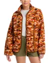 Ugg Marlene Wool Blend Boucle Jacket In Hardwood, Women's At Urban Outfitters In Hardwood Multi