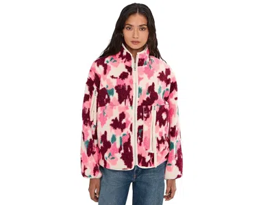 UGG MARLENE SPLATTER JACKET COAT ABSTRACT : LG, POLYESTER