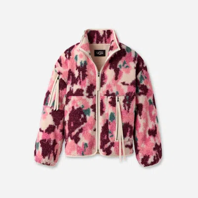 Ugg ® Marlene Splatter Jacket Polyester In Pink