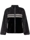Ugg Marlene High Pile Fleece Jacket In Black