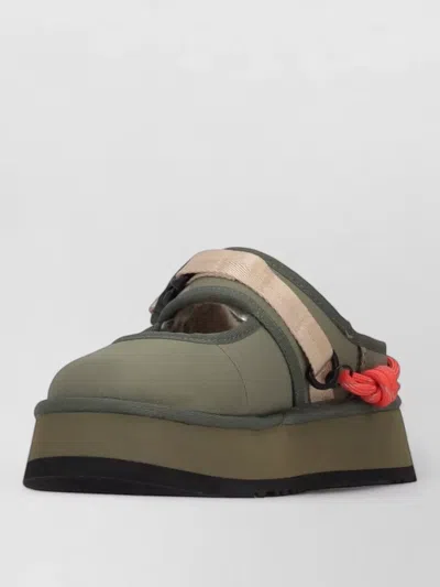 Ugg Mary Jane Platform Loafers Contrast Strap In Multi