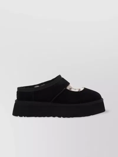Ugg Mary Jane Slipper In Suede In Black