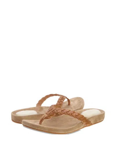 Ugg Kids' Mckenzey Braided Sandals In Brown