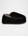 Ugg Men's Anders Suede Slippers In Black