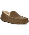 Ugg Men's Ascot Leather Plush-lined Slipper In Antilope