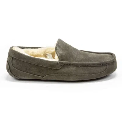 Ugg Men's Ascot Loafer Style Slippers In Charcoal In Green