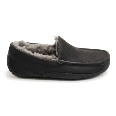Ugg Men's Ascot Loafer Style Slippers In Matte Black