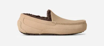 UGG ® MEN'S ASCOT SHEEPSKIN SLIPPER LOAFERS IN MUSTARD SEED/MOLASSES