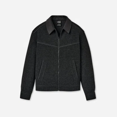 Ugg ® Men's Baylin Full-zip Jacket In Black Heather