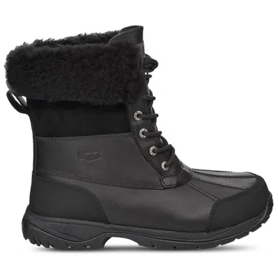 Ugg Men Butte Waterproof Cold Weather Boots In Black