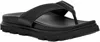 Ugg Men's Capitola Flip Flops In Black In Black