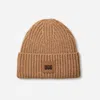 Ugg ® Men's Chunky Rib Beanie Polyester Blend In Camel In Camel