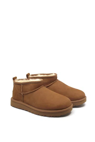 Ugg Men's Classic Ultra Mini Boots In Chestnut