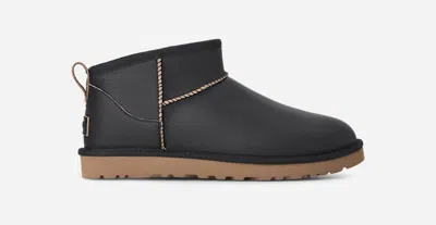Ugg ® Men's Classic Ultra Mini Contrast Classic Boots In Black/amphora
