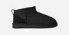 Ugg Classic Ultra Mini Unisex Boots In Black
