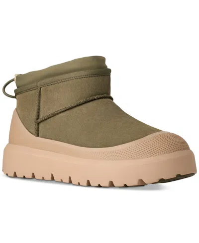 Ugg Men's Classic Ultra Mini Weather Hybrid Boots In Green