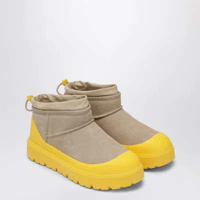 Ugg Men's Classic Ultra Mini Weather Hybrid Boots Mustard In Green
