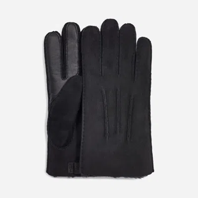 Ugg ® Men's Contrast Sheepskin Tech Glove In Black