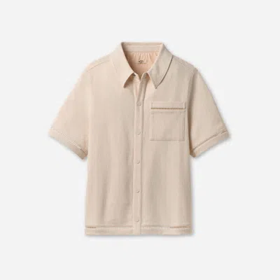 Ugg Devyn Short Sleeve Shirt In Neutral