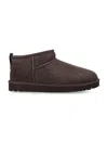 Ugg M Classic Ultra Mini Dusted Cocoa Ankle Boot In Brown