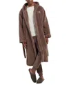 Ugg Men's Fleece Hooded Robe In Allspice