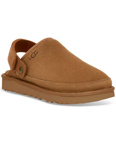 UGG MEN'S GOLDENCOAST II SUEDE CLOGS WITH REMOVABLE HEEL STRAP