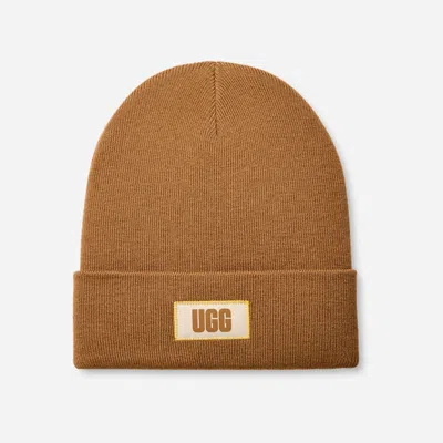 Ugg ® Men's High Crown Beanie Knit/recycled Materials In Chestnut Ii