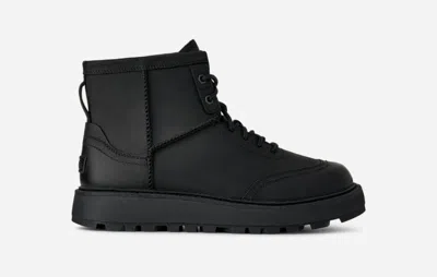 Ugg ® Men's Idyllwild Lace Leather Boots In Black/black