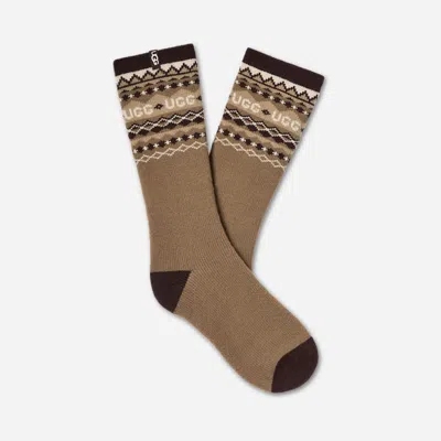 Ugg ® Men's Keavy Cozy Crew Acrylic Blend In Multi