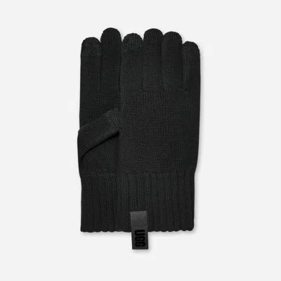 Ugg ® Men's Lightweight Glove Knit/recycled Materials In Black