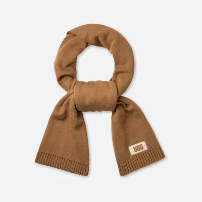Ugg ® Men's Lightweight Scarf In Chestnut