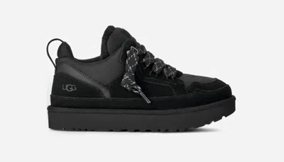 Ugg ® Men's Lowmel Suede/textile/recycled Materials Shoes In Black