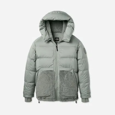 Ugg ® Men's Metropeak Down Puffer Jacket Polyester In Grey Mist In Gray