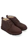Ugg Mens  Neumel Distressed Logo-debossed Suede Chukka Boots In Multi