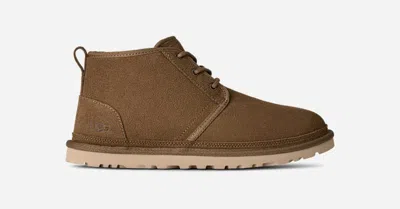 Ugg ® Men's Neumel Leather Shoes Chukka Boots In Light Bronze In Brown