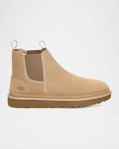 Ugg Men's Neumel Suede Chelsea Boots In Beige